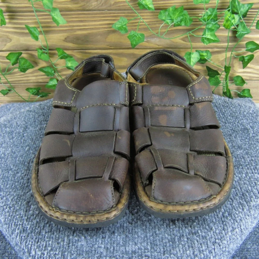 Rockport Men's ‎ Fisherman Brown Leather Size 12 Medium  Used 2025